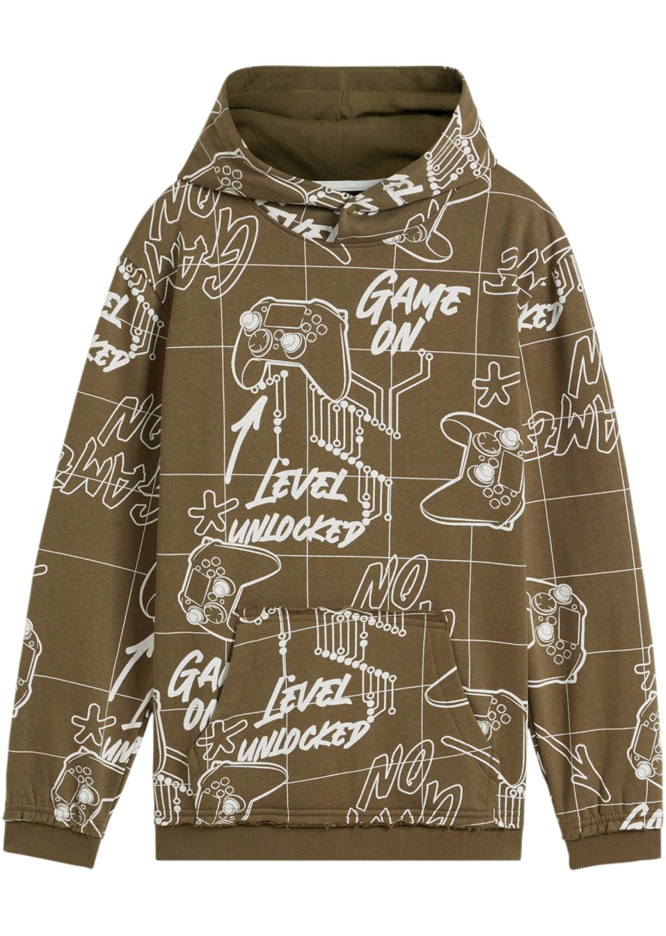 Sweat-shirt à capuche garçon avec imprimé