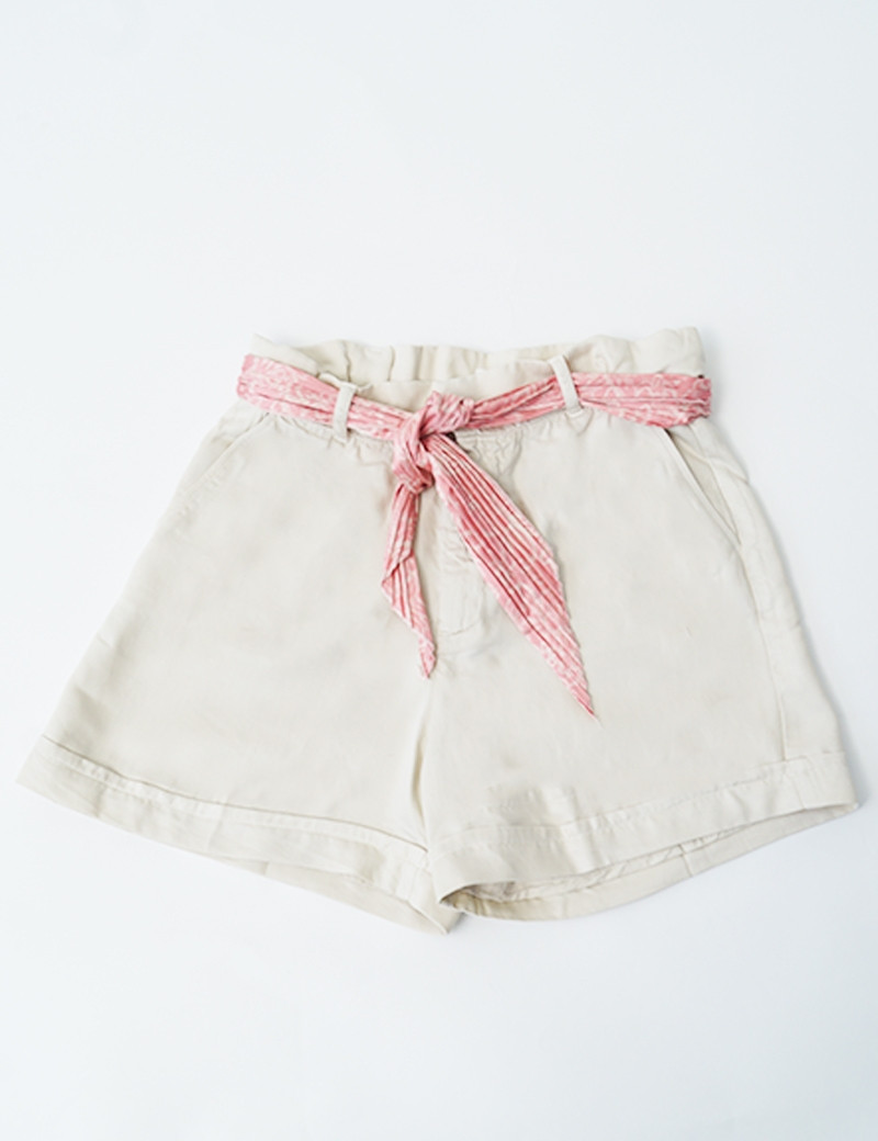 LAB DIP SHORT TENCEL CLARK ECUME