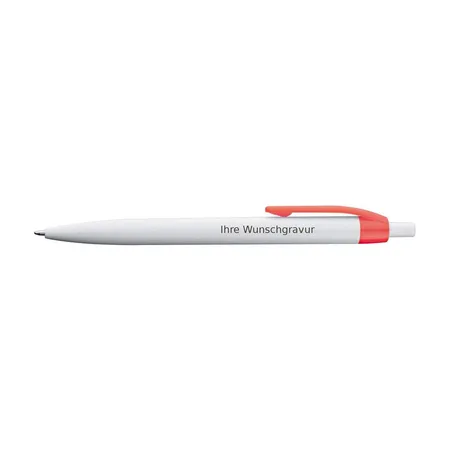 Macma Kugelschreiber / Clipfarbe: rot, 25 Stück