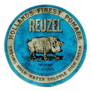 REUZEL - Blue Strong Hold Sheen Pomade 340 ml - Hårvoks