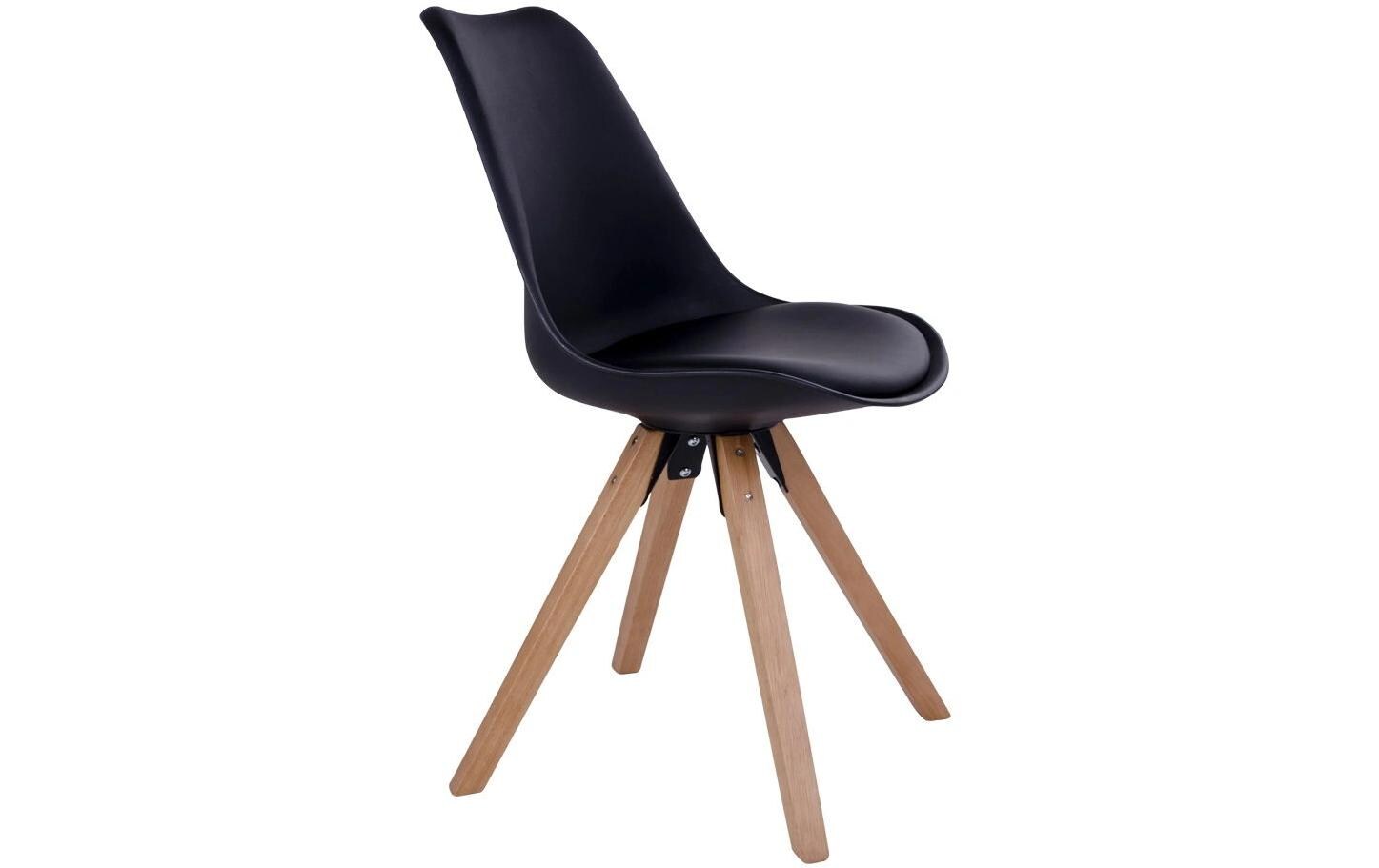 Stuhl Bergen 2 Stück, 86 x 55 cm, Braun/SchwarzEsszimmerstühle
