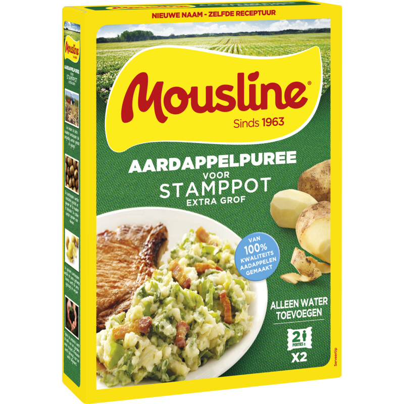 Mousline Aardappelpuree voor stamppot extra grof