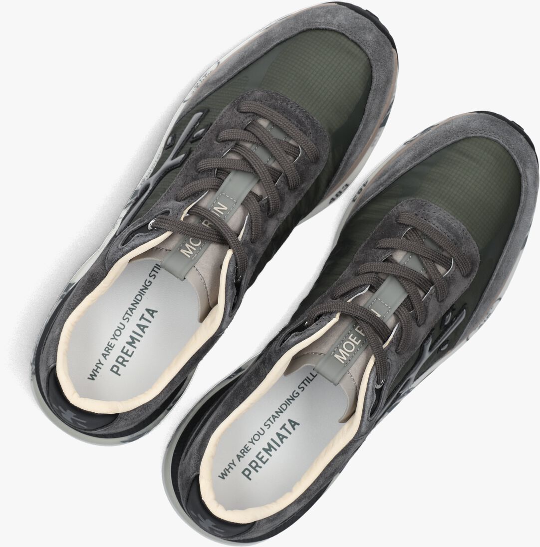 grijze premiata lage sneakers moerun