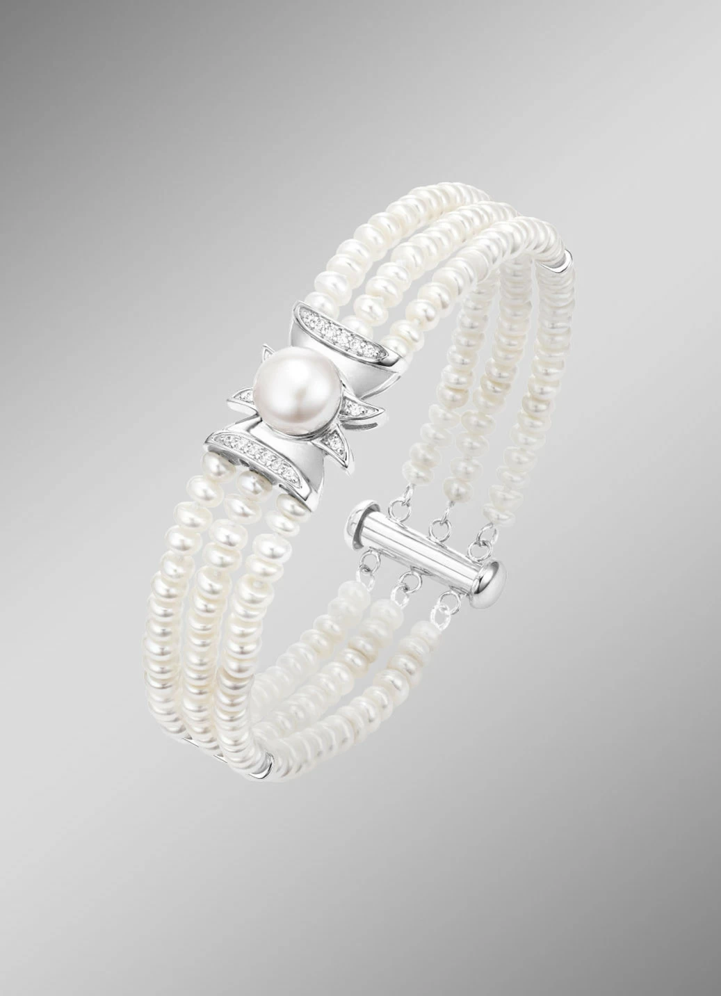 Armband mit Süßwasser-Zuchtperlen