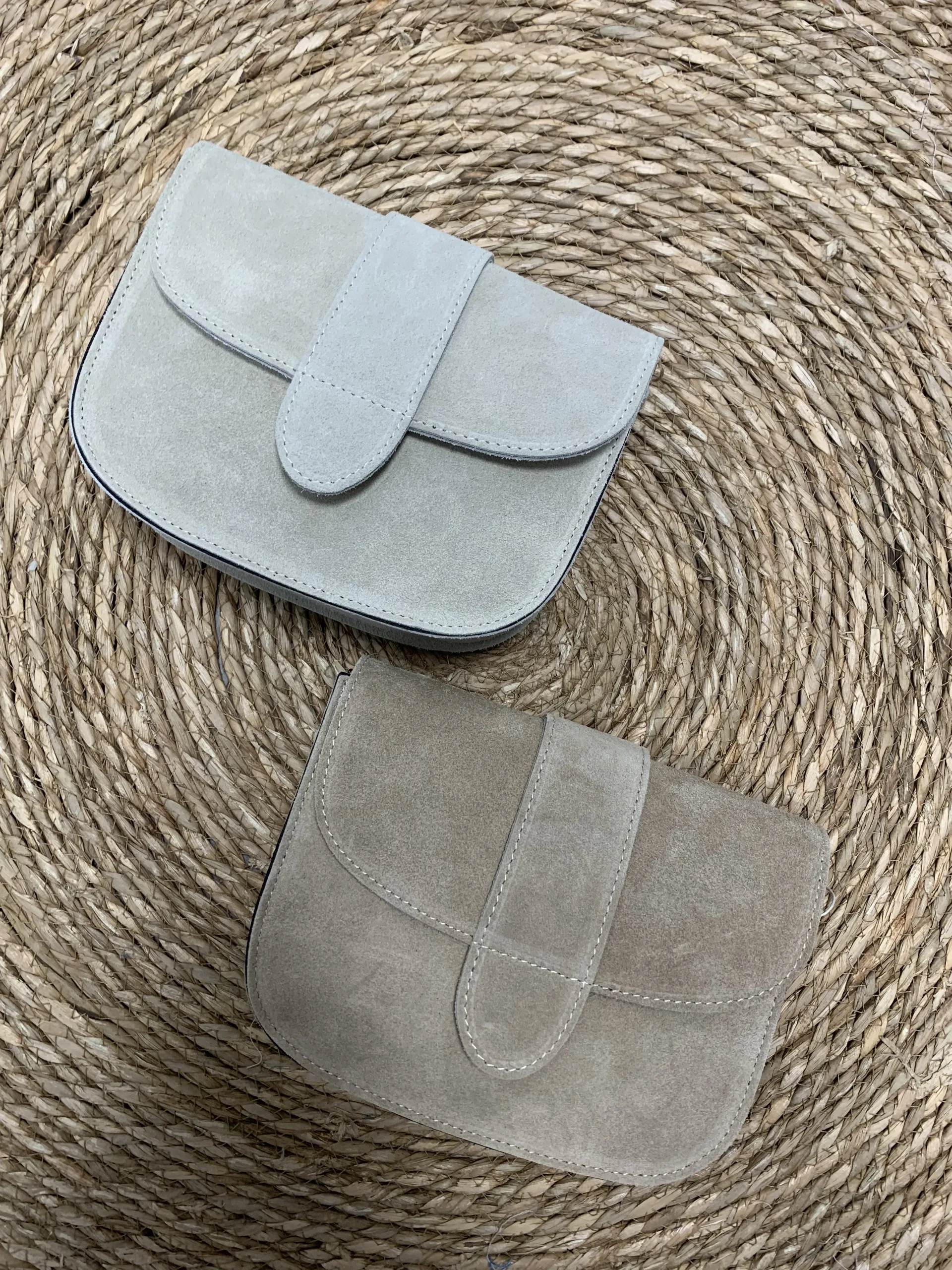 Maan Bag - Suede Ecru