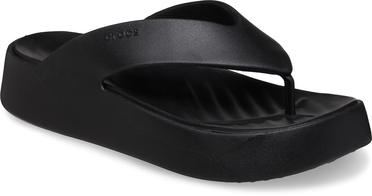 CROCS<br>Chinelo com sola plataforma para uma escapada rápida