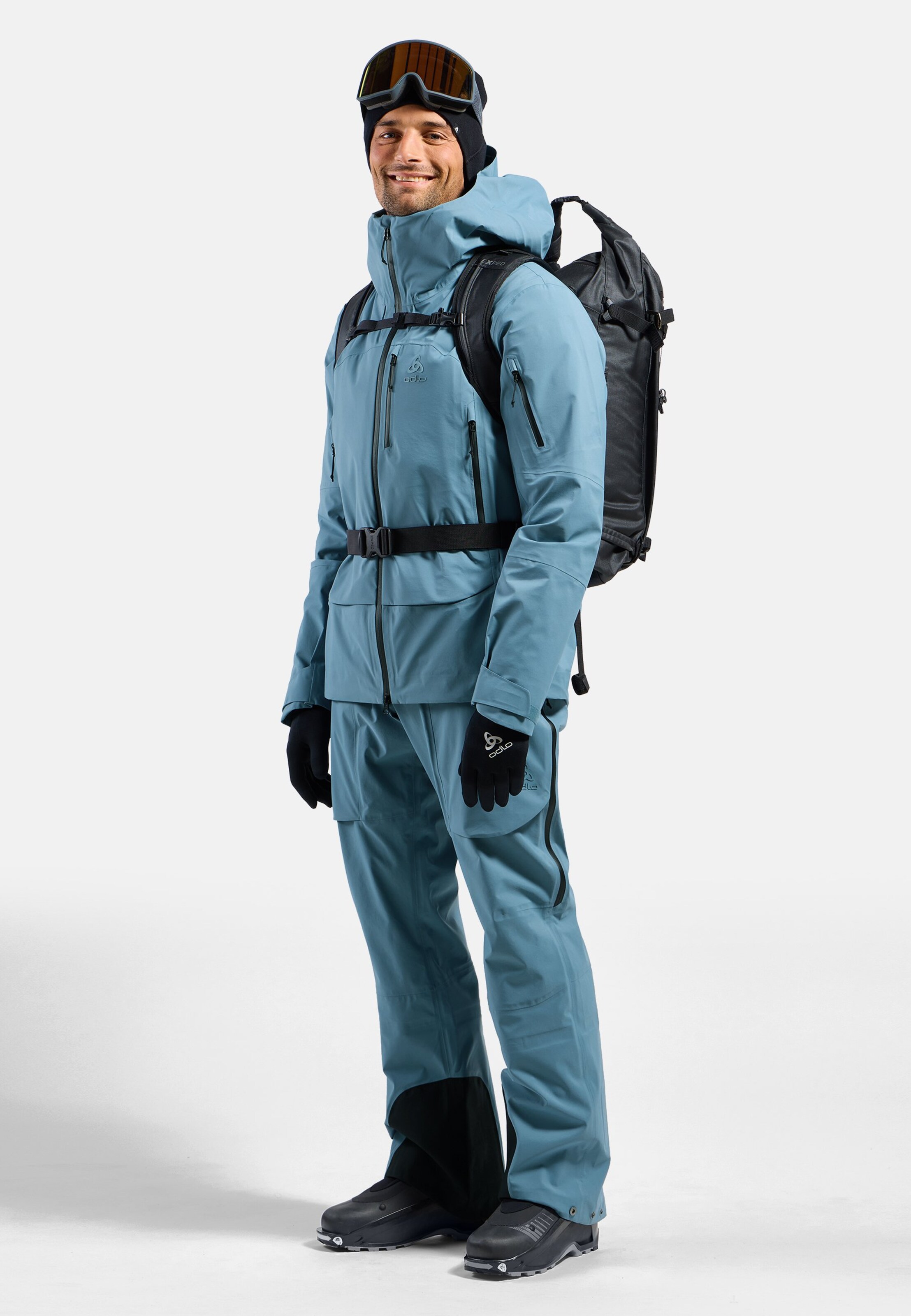X-Alp 3L Hardshell Ski-Jacke in provincial blue