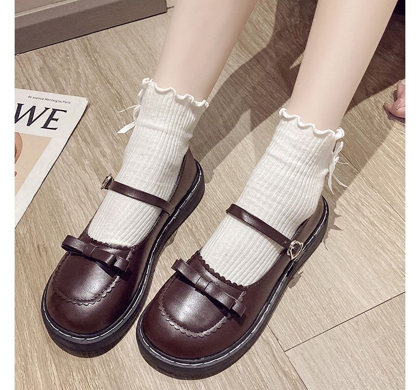 Terute - Mary Jane-schoenen met strikaccent