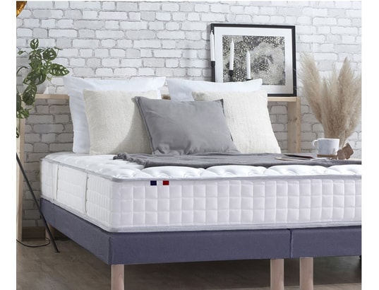 IDLITERIE - Matelas eco conçu polylatex recyclé très ferme 80 kg - made...