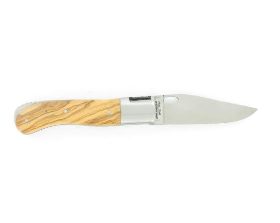 Laguiole Gentleman Olivier - Ouverture 1 mian Couteau de Poche - Laguiole par Fontenille Pataud