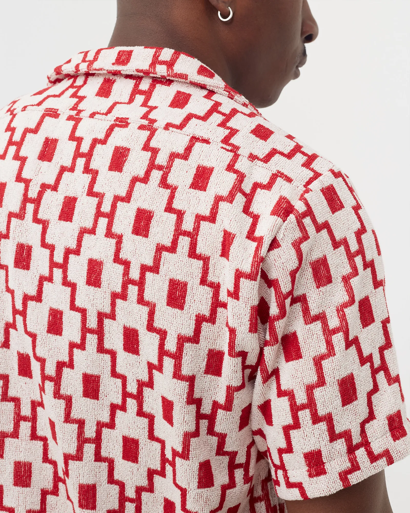 OAS White Machu Terry Shirt