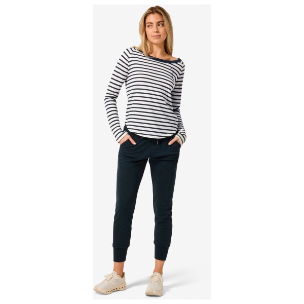 super.natural - Women's Sea Horse Stripe Bio Crew - Haut manches longues en mérinos