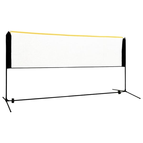 vidaXL Justerbart badmintonnett 300x103x94-158 cm metall