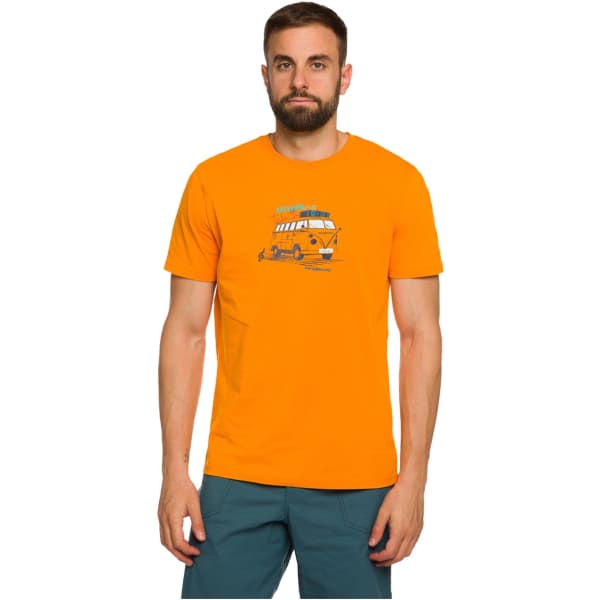 T-shirt randonnée TRANGOWORLD MOONLIGHT BRIGHT MARIGOLD