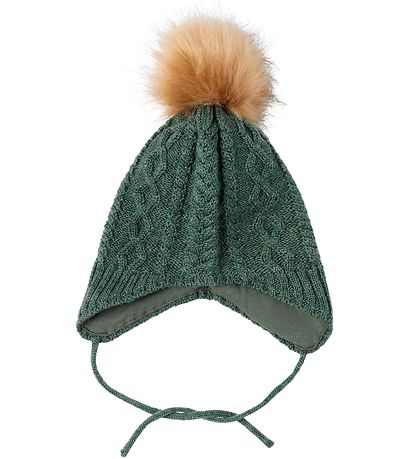 Name It Mütze - Green - Wolle - Entengrün