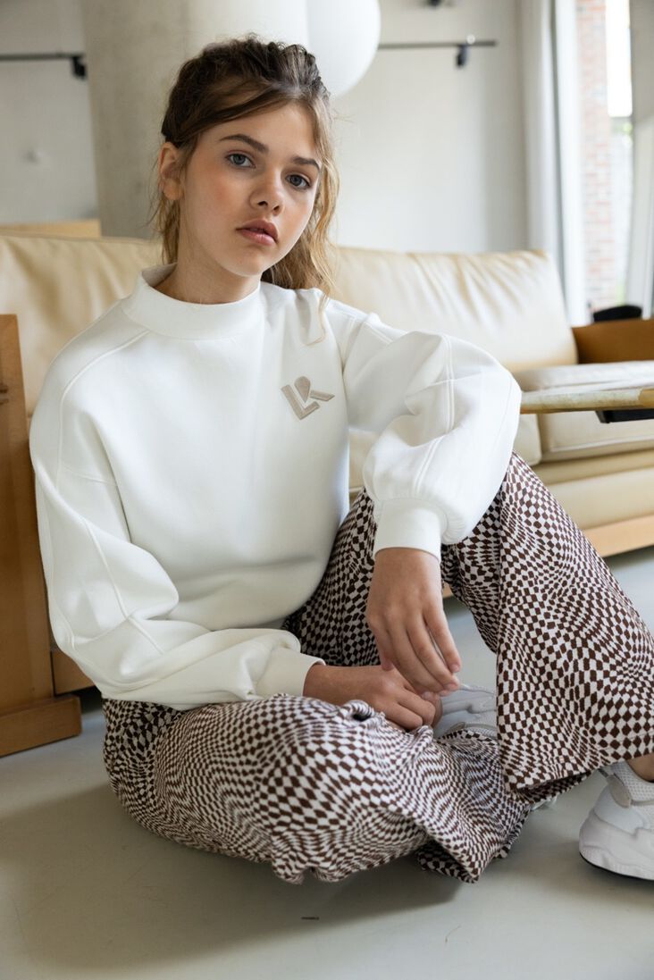 LOOXS 10sixteen gebroken wit looxs 10sixteen sweater 2331-5328