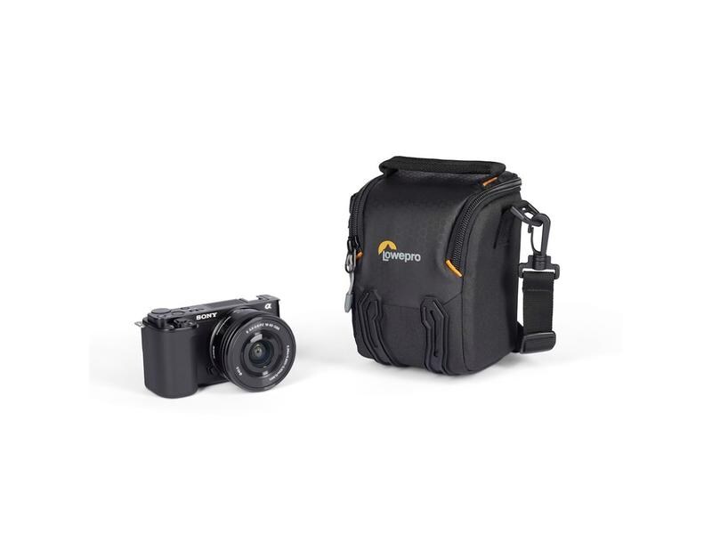 Lowepro Kamera-Tasche Adventura SH 115 III (GRL) Schwarz Robuste und praktische Kameratasche aus recycelten und solution-dyed Materialien