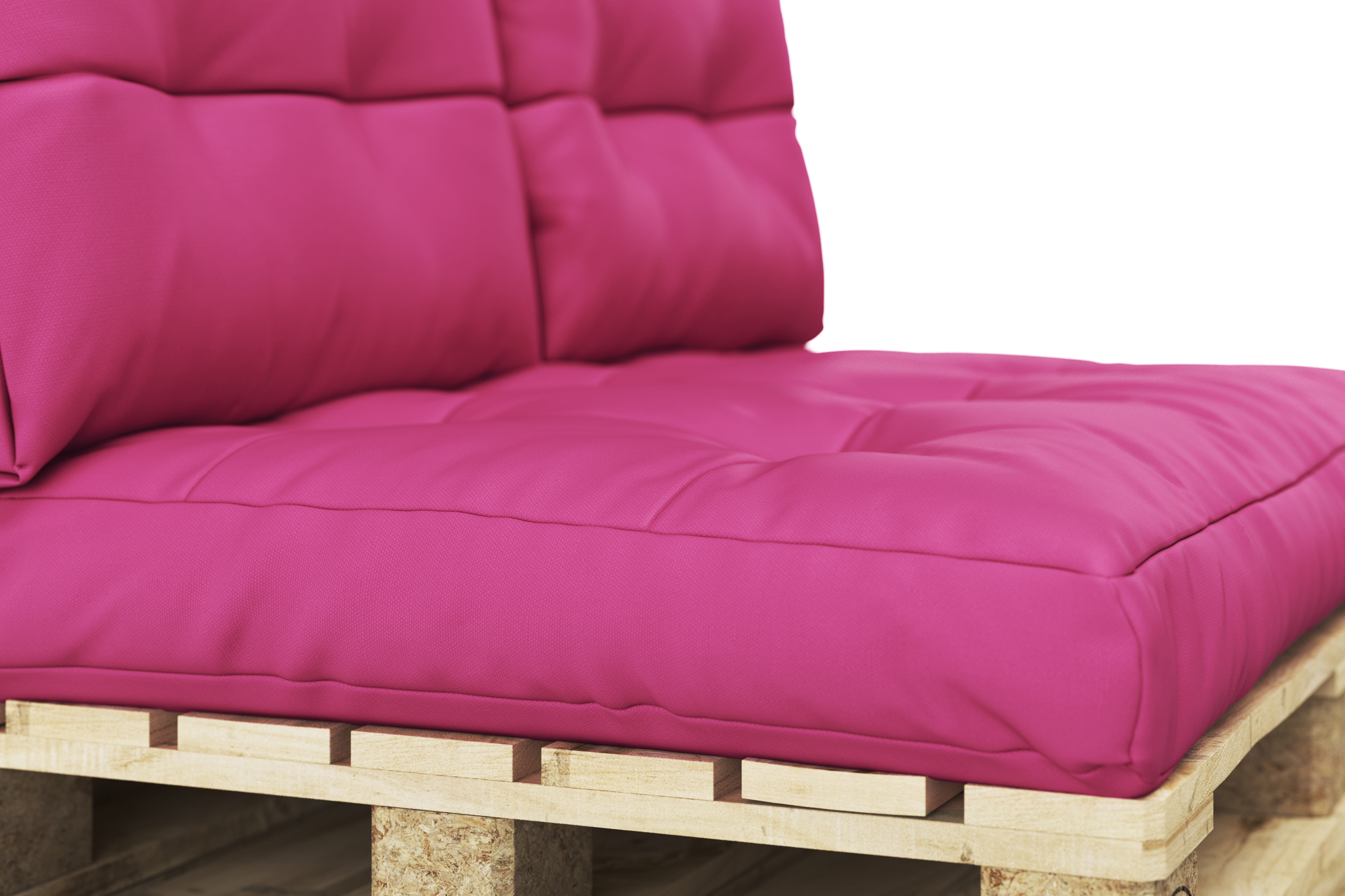 Palettenkissen Set 3-teilig pink