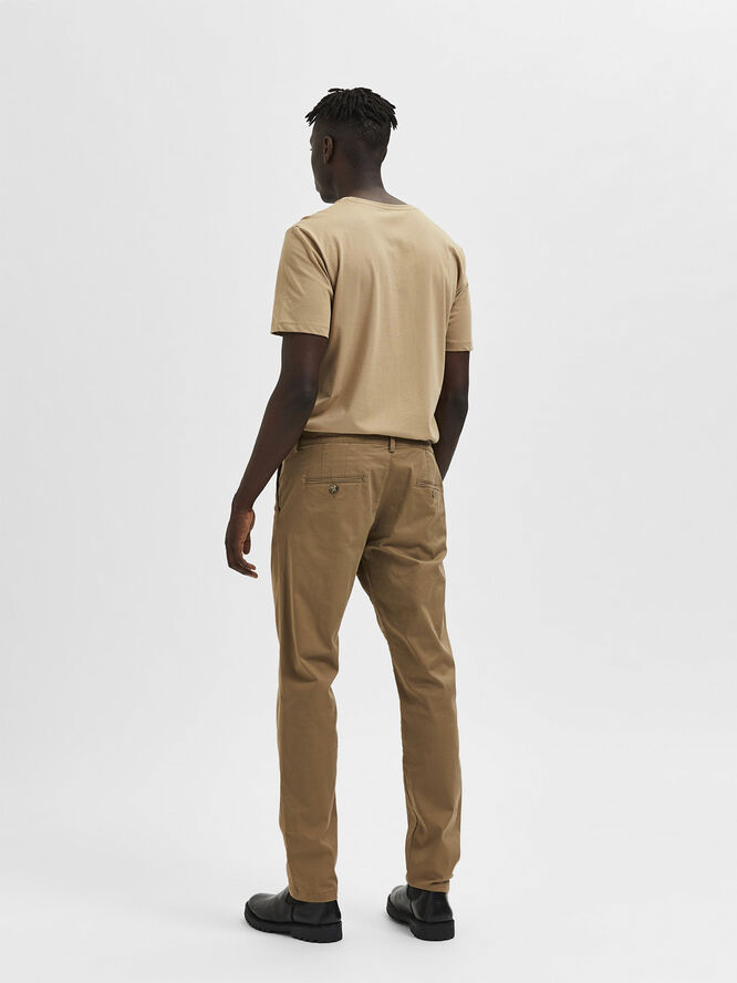 Selected Homme SLHSLIM-NEW MILES 175 FLEX CHINO W Ermine