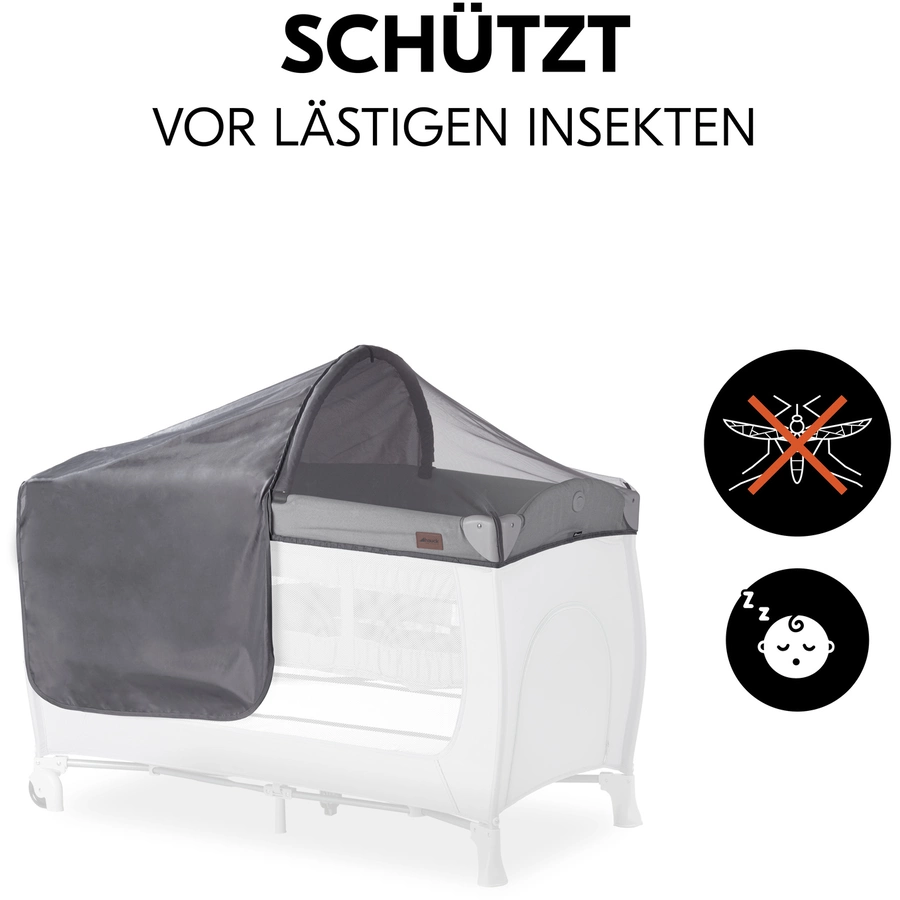 hauck Moskitonetz Travel Bed Canopy Grey