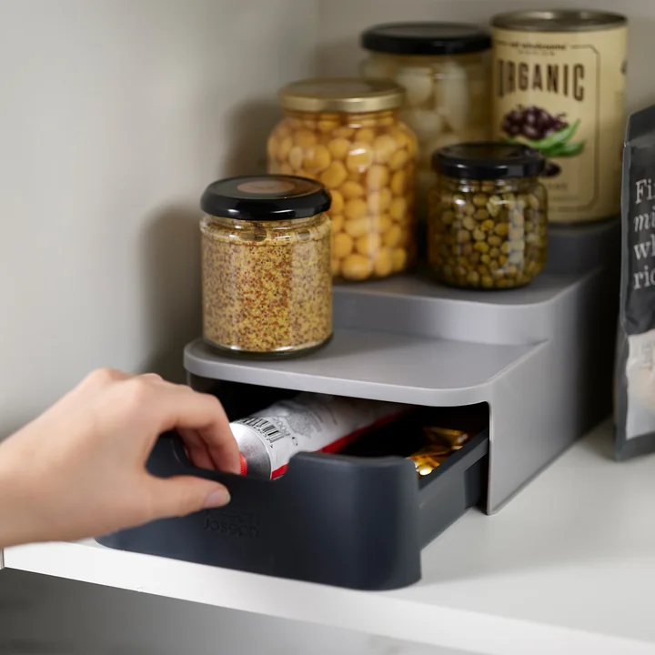 Joseph Joseph - CupboardStore Organizer für Regalunterseite, large, grau