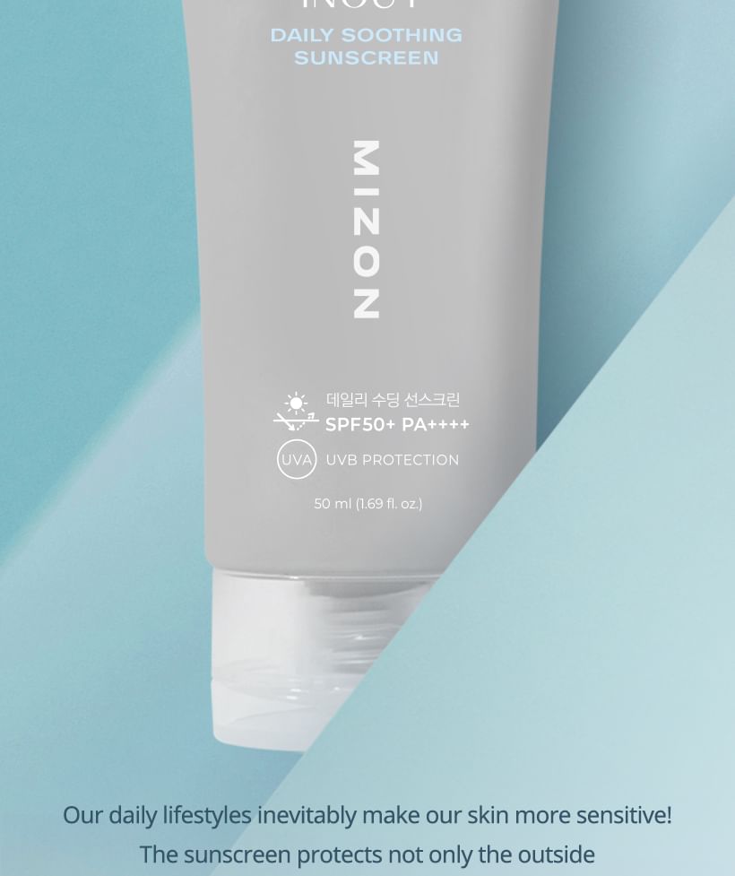 MIZON - Inout Dagelijkse Verzachtende Zonnebrandcrème