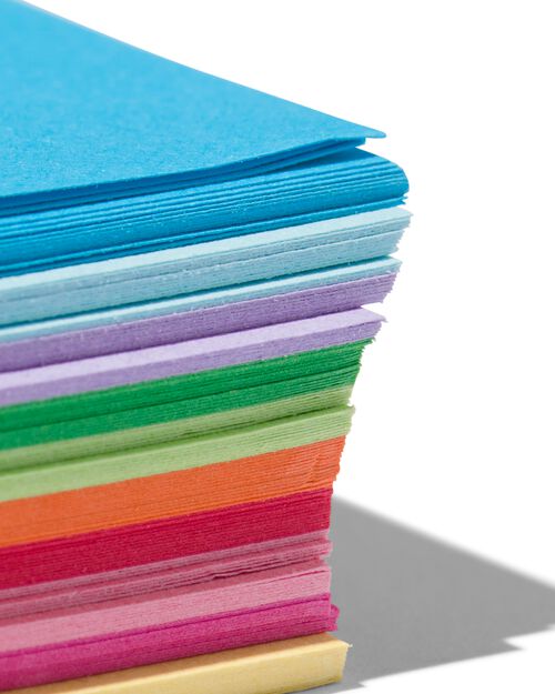 150 feuilles de papier de couleur