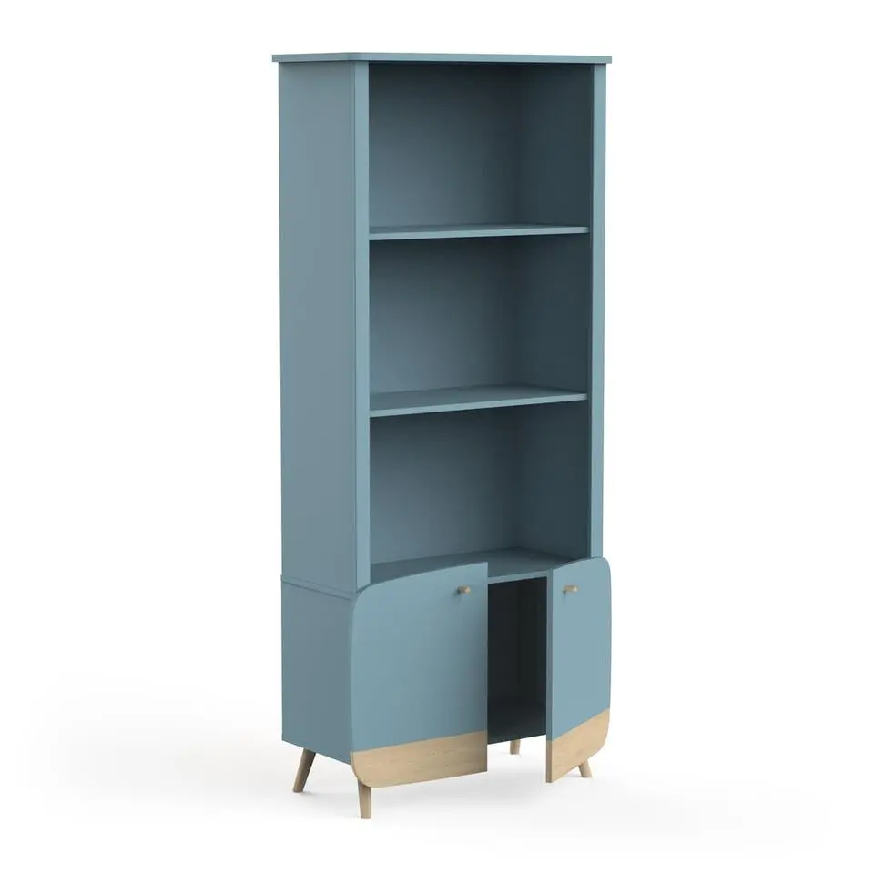 CALICOSY - Boekenkast FIRMIANA - - 36,6x177x77,4 cm