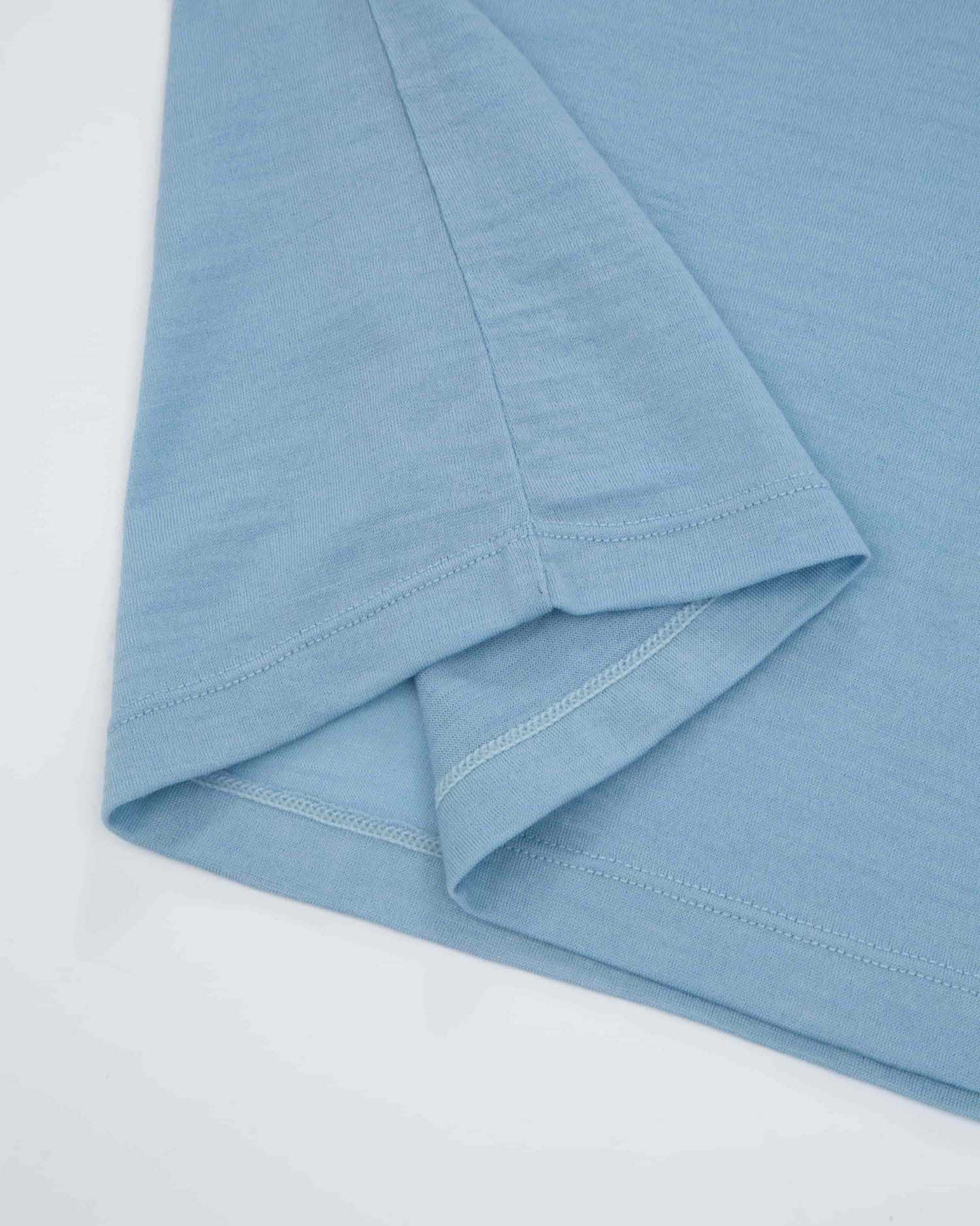Hilleknuten Half-Zip Ulltrøye Dame Light Sky