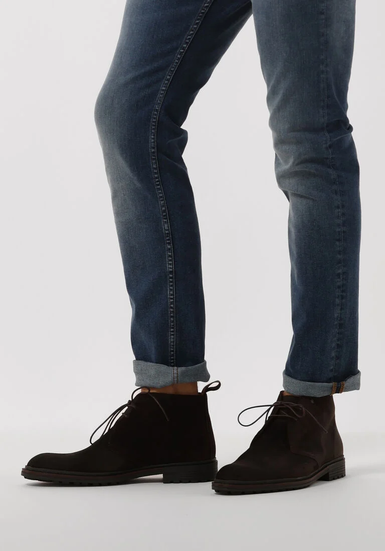 VAN BOMMEL bruine van bommel veterschoenen sbm-50007