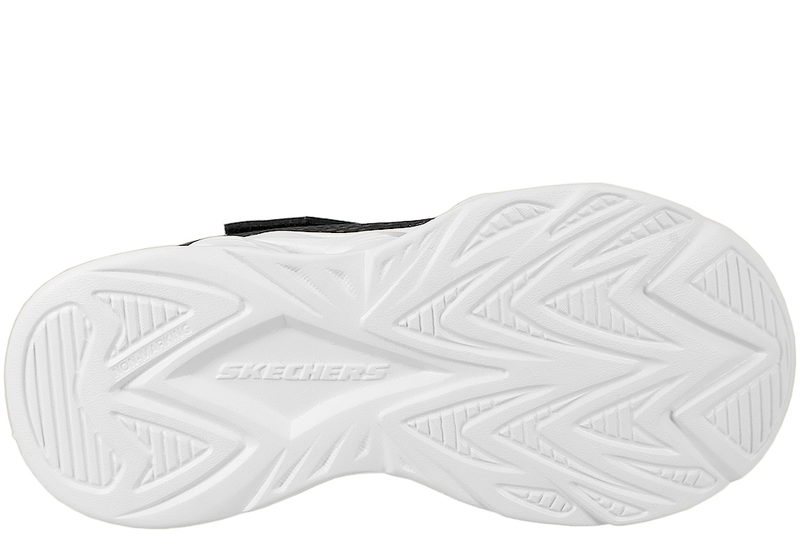 SKECHERS S LIGHTS-VORTEX 2.0 SKO I SORT TEKSTIL MED LYS