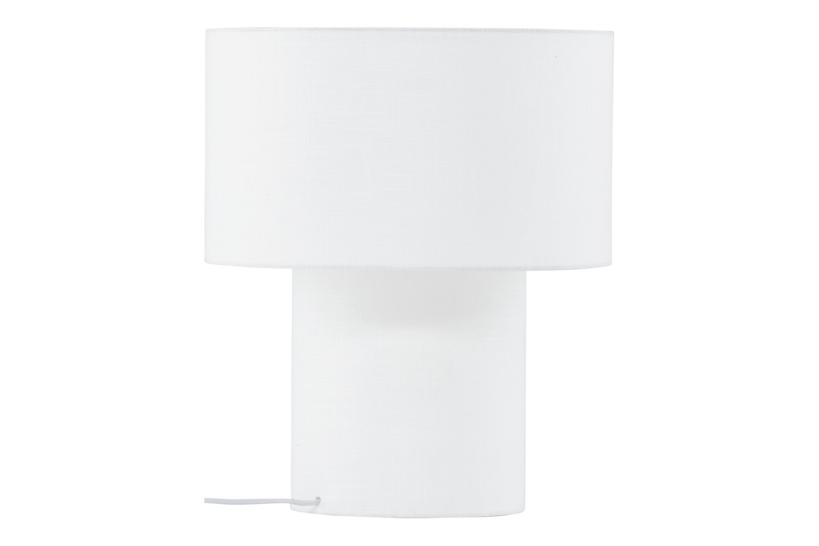Globia bordlampe Hvit polylin, E27