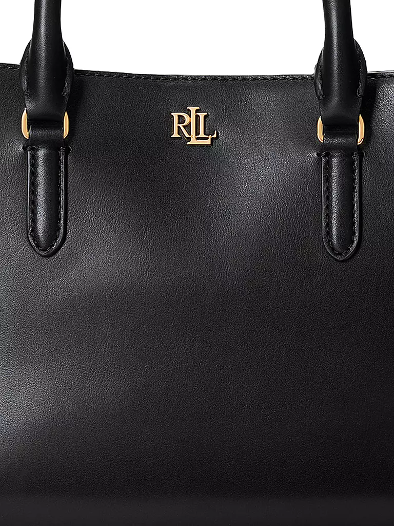 LAUREN RALPH LAUREN Ledertasche - Henkeltasche MARCY 26 Small schwarz