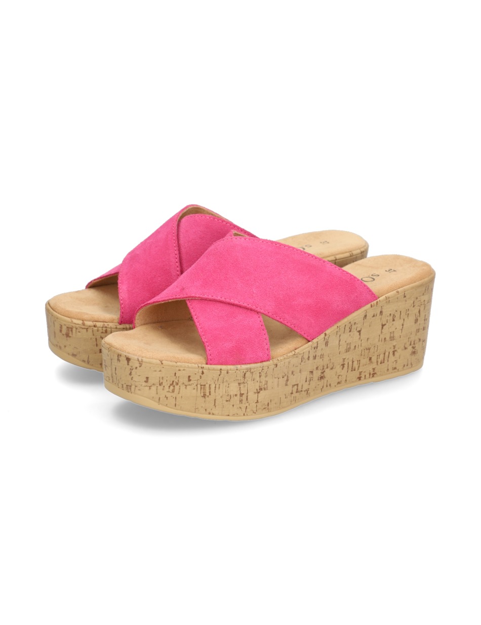 Veloursleder Pantoffel