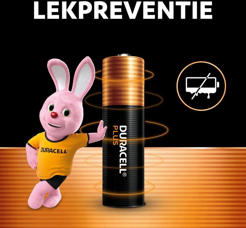 Duracell Plus - AA Alkaline Batterijen - 1,5V - 12 Stuks