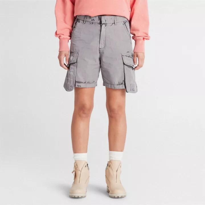 Short cargo Future73 Timberland x A-COLD-WALL* unisexe en gris foncé