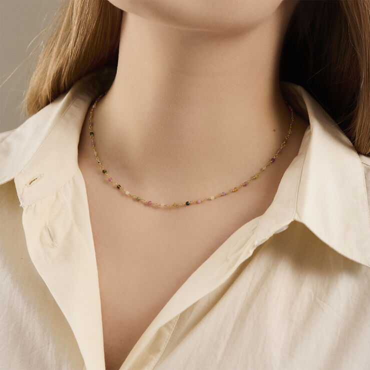 Pernille Corydon Jewellery Shade Necklace Length 40-45 cm Goldplated