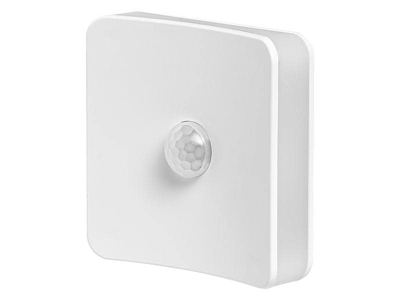 Ledvance Nachtlicht Lunetta Square Sensor, RGB, Weiss Steckdosen-Nachtlicht mit Bewegungssensor und RGB