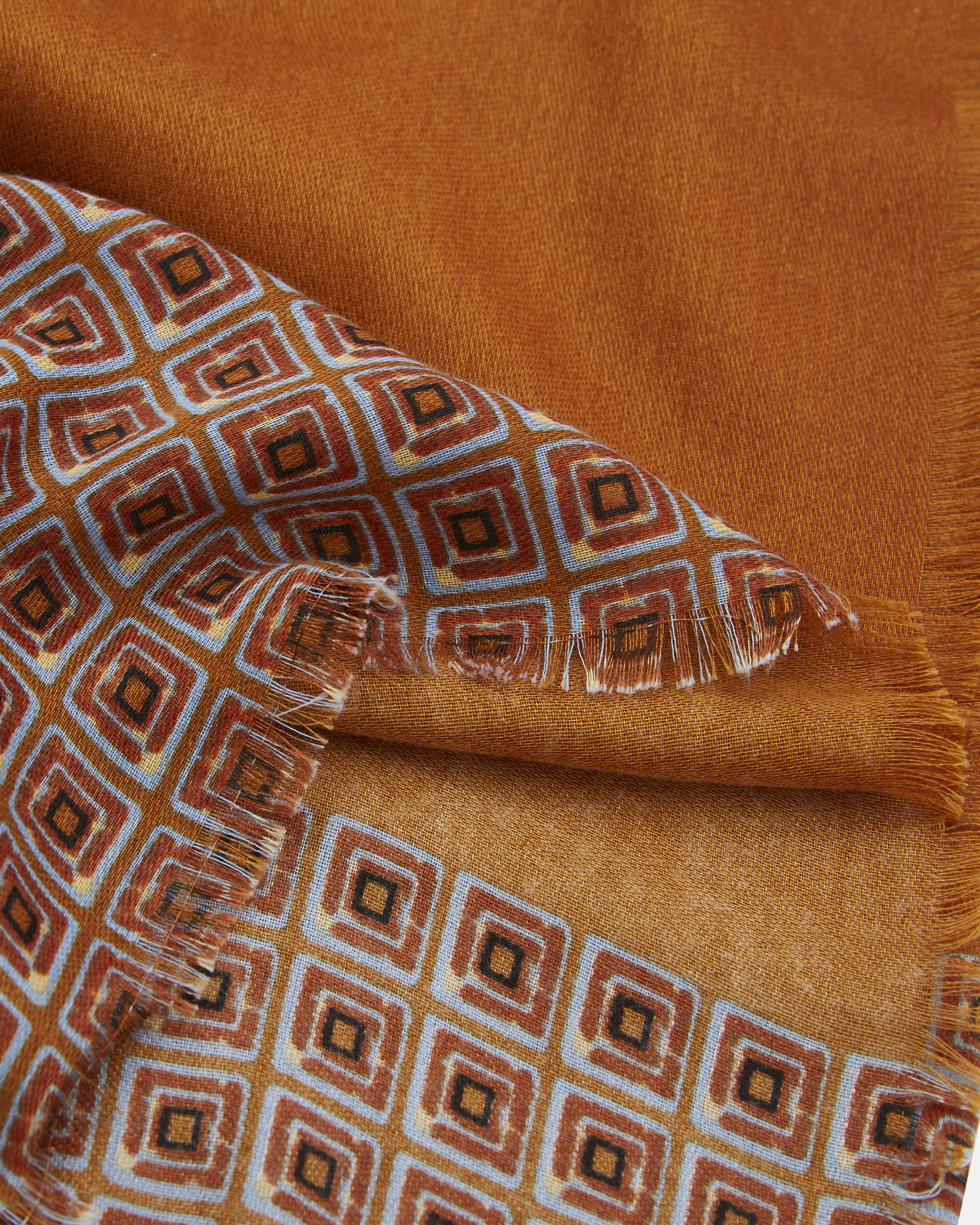 FOULARD DIMIA Cognac multicolore