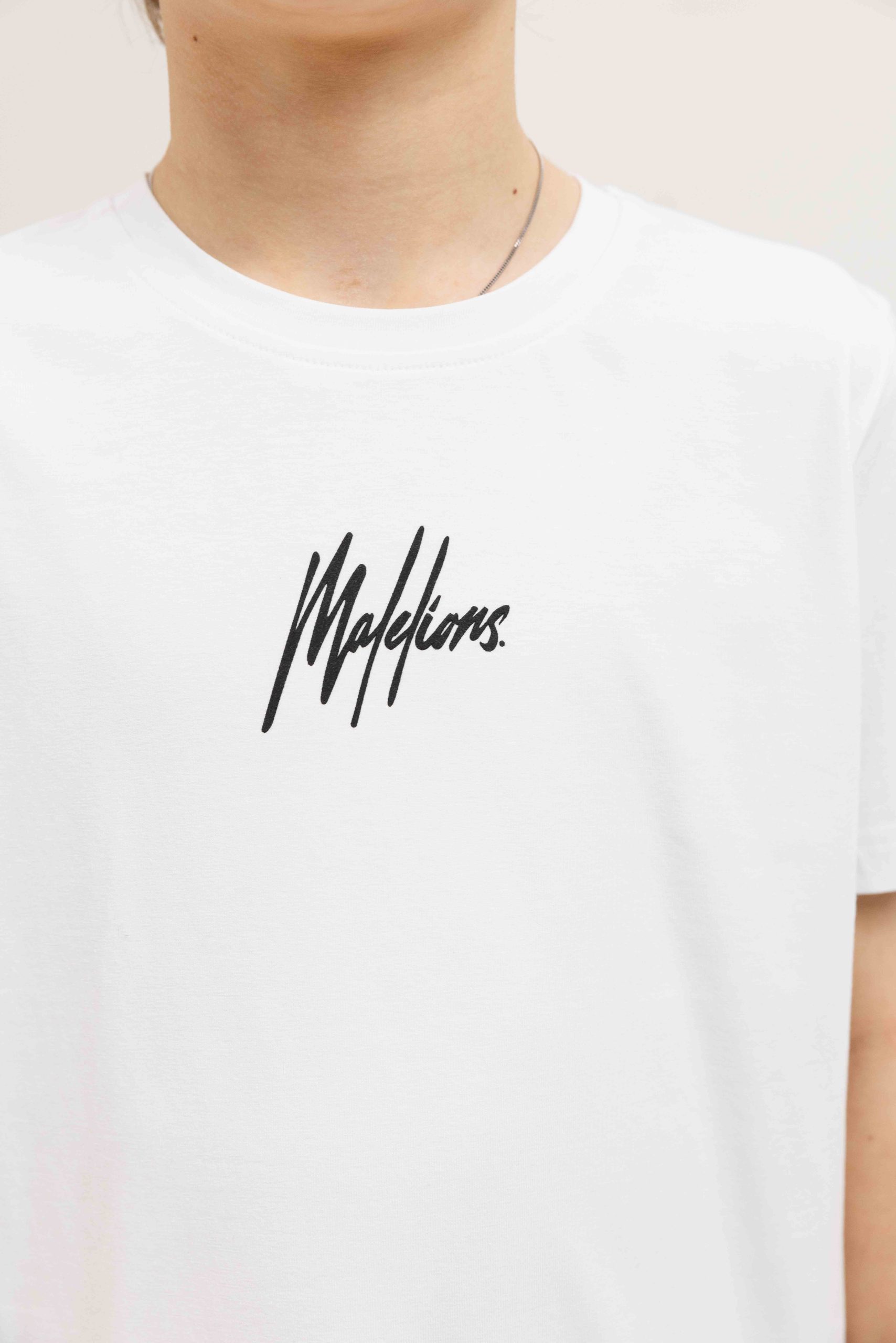 Malelions Water Sign T-Shirt Kids Wit