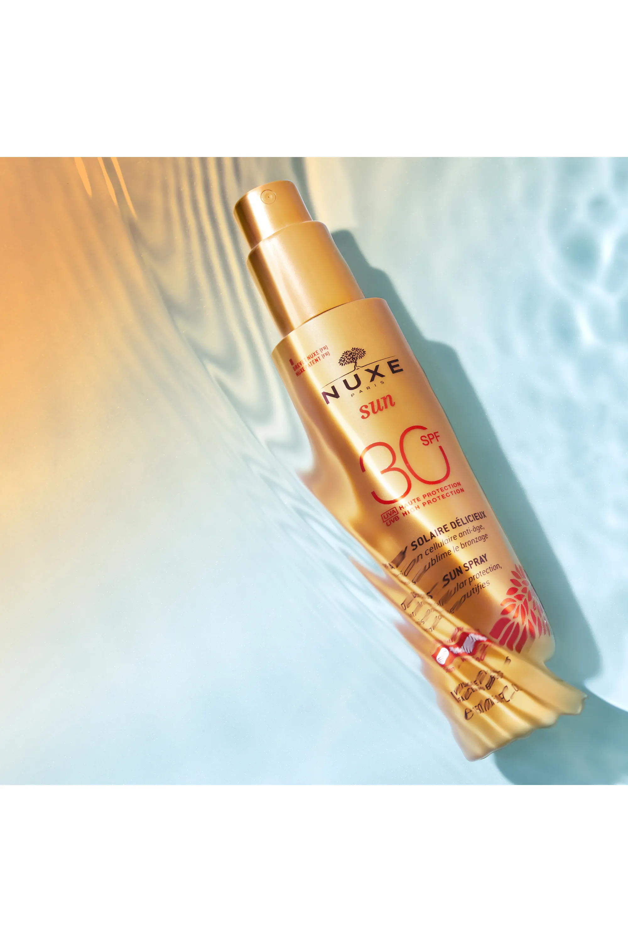 Nuxe Spray fondant visage et corps haute protection SPF30 Nuxe Sun-150 ml