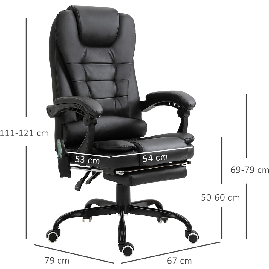 Vinsetto Bürostuhl schwarz