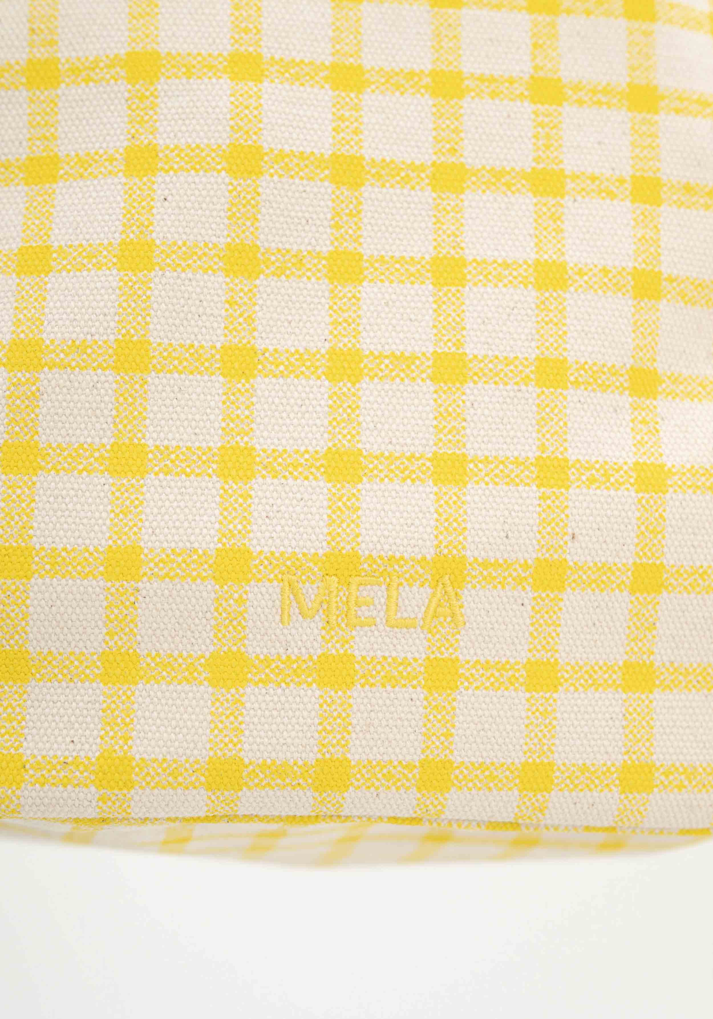 Mela Organizer Tasche Medium Jasmeet Greige/Summer Grid Print