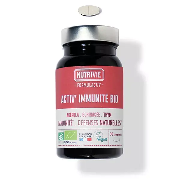 Nutrivie Activ'Immunity Orgânico 30 comprimidos