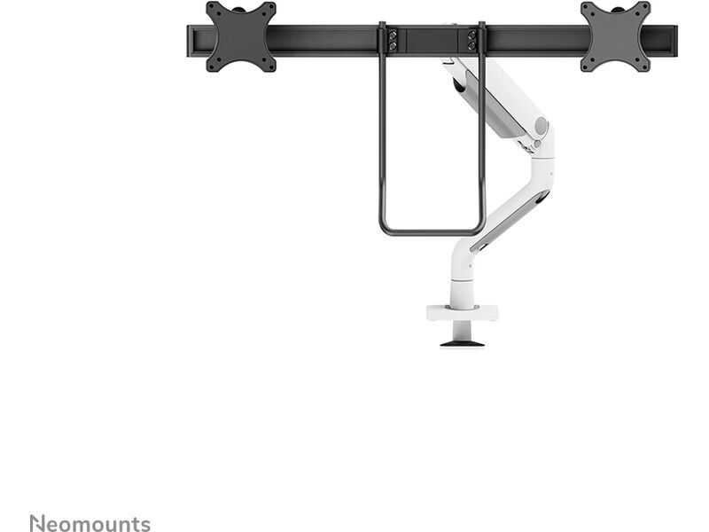 NEOMOUNTS Tischständer DS75S-950 WH2 bis 16 kg – Weiss Voll bewegliche Tischhalterung für 17-27