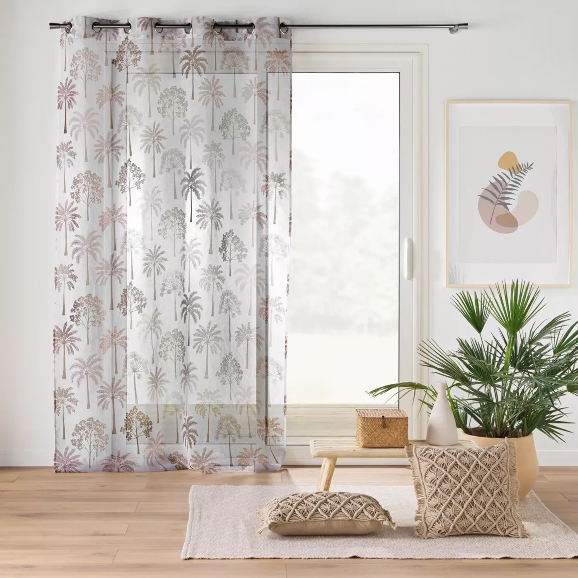 Voilage œillets (140 x 240 cm) Palmea Beige