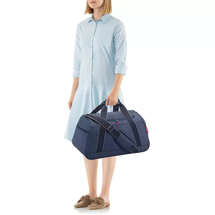 reisenthel travelling activitybag M - Reisetasche 54 cm herringbone dark blue