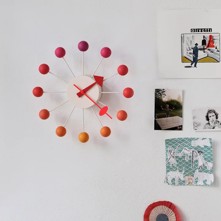 Vitra - Ball Clock, mehrfarbig