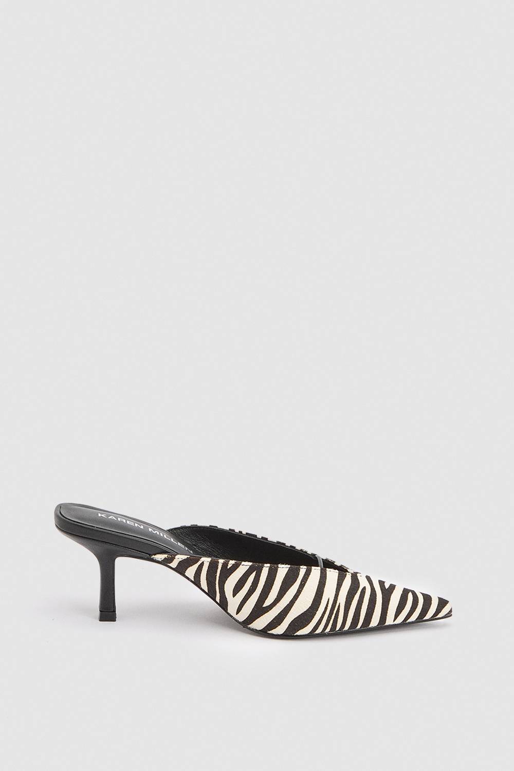 KarenMillen Mules À Talon Fermées En Cuir Poulain