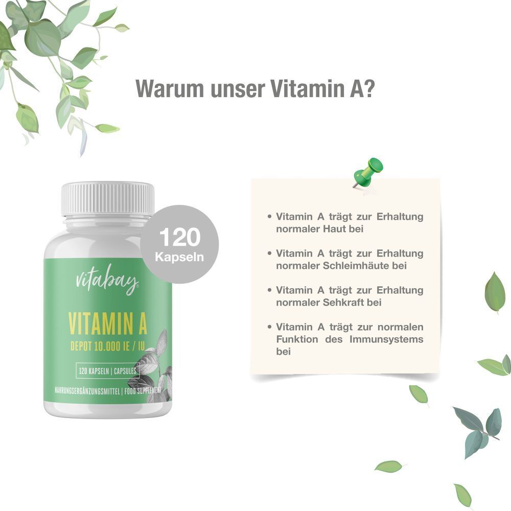 vitabay® Vitamin A Depot 10.000 IE/IU